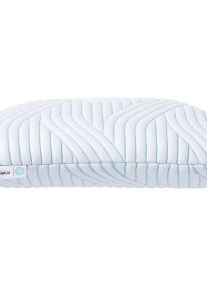 TEMPUR Symphony SmartCool Pillow – Made with TEMPUR® Material with Cooling Technology – Dual-Sided Sloped Design for Neck, Head & Shoulder Support – Ideal for Back & Side Sleepers – Pressure Relief, M - Image 2